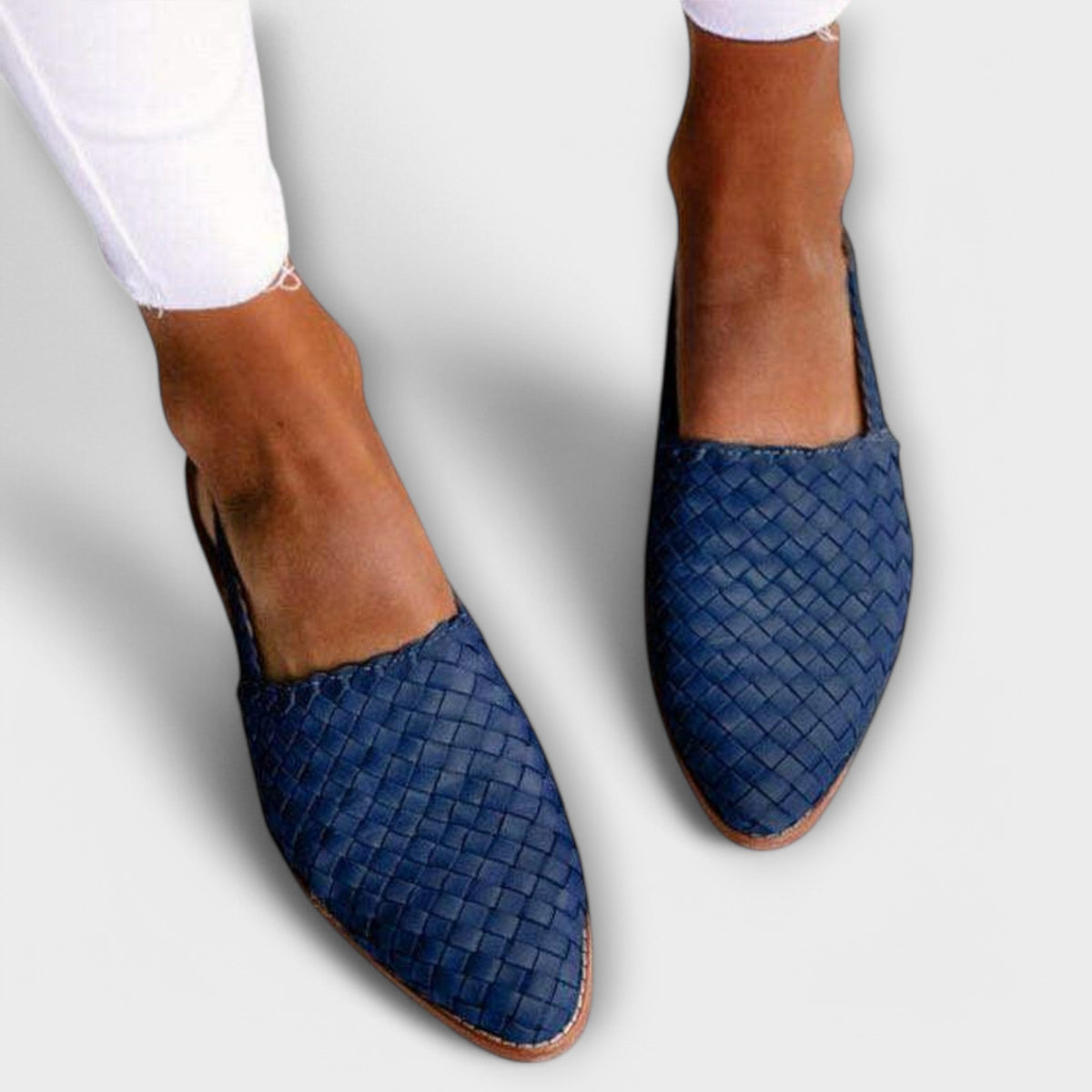 Sandy | Woven Slingback Flats For Women