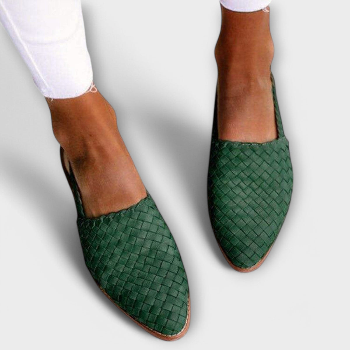 Sandy | Woven Slingback Flats For Women