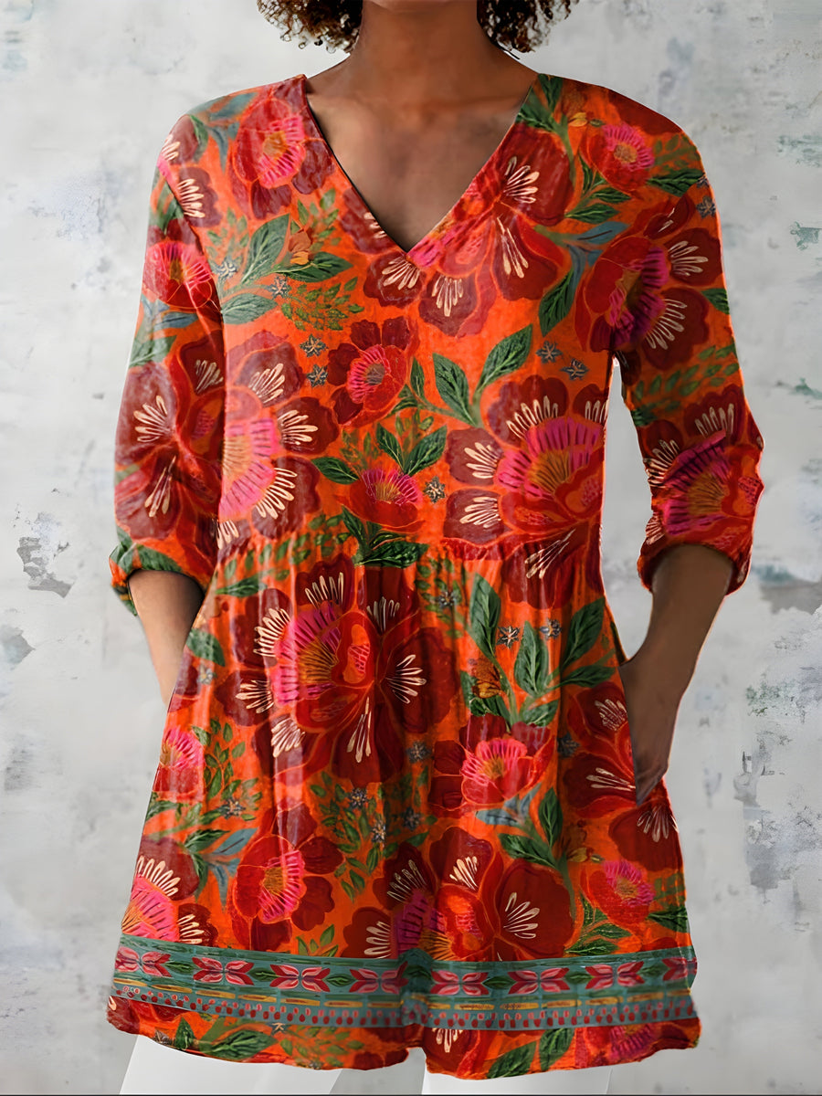 Priscilla long blouse