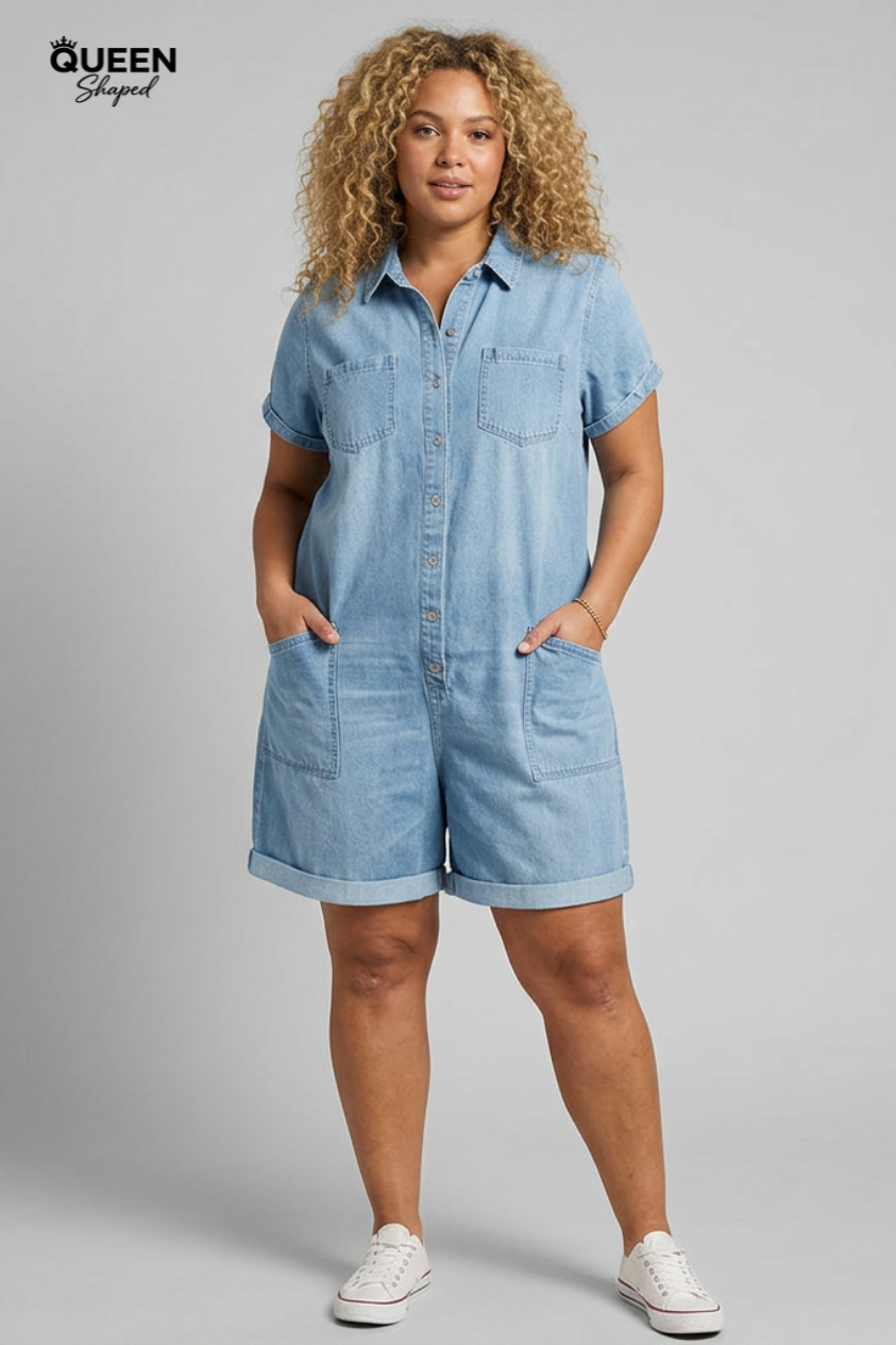 Joan | Vintage Short Overalls