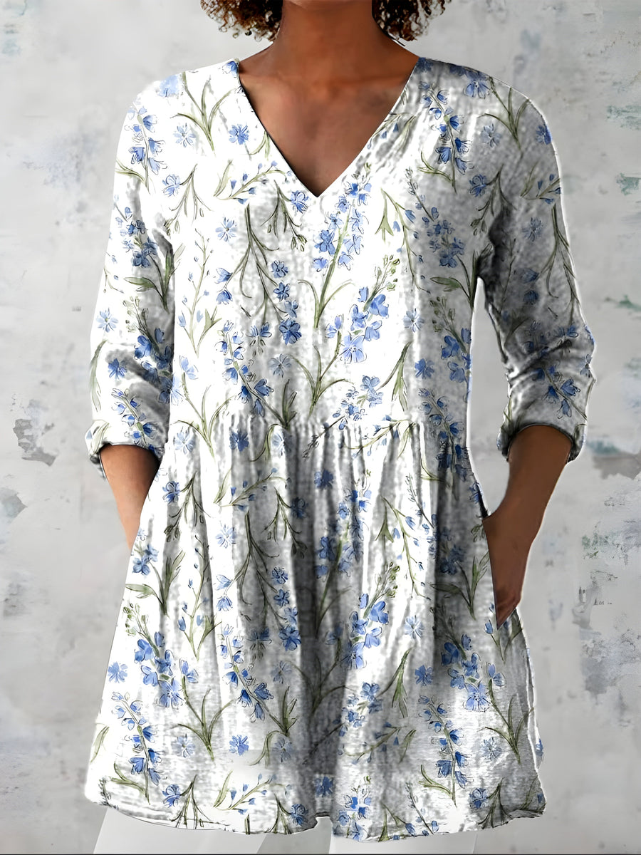 Lenora long blouse