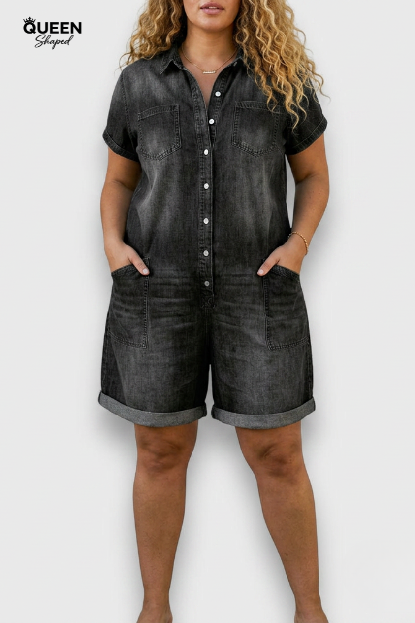 Joan | Vintage Short Overalls