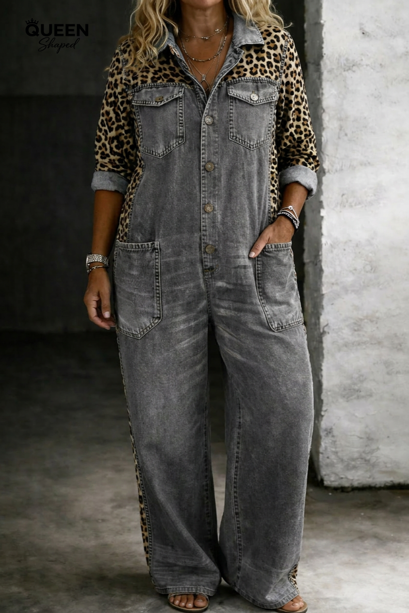 Amanda | One Piece Shirt Jumpsuit