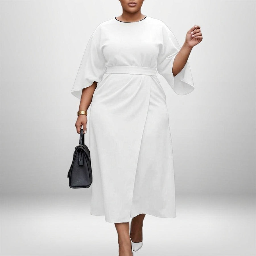 LUMINA | Minimalist Midi with Sculpted Waist and Effortless Drape