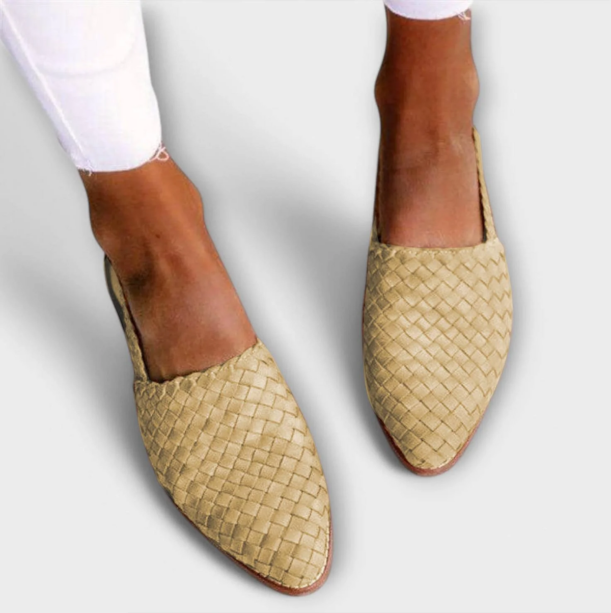 Sandy | Woven Slingback Flats For Women