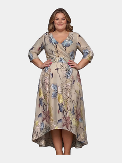 Chic Dress with Floral Print plus size hero
