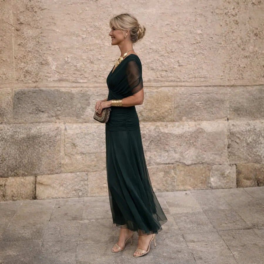 ELIZA™ – ELEGANT GREEN DRESS