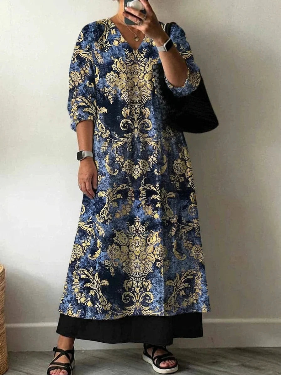 Elegant Printed Dress Sarah