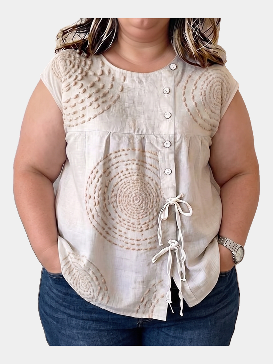 Vintage Casual Blouse plus size hero