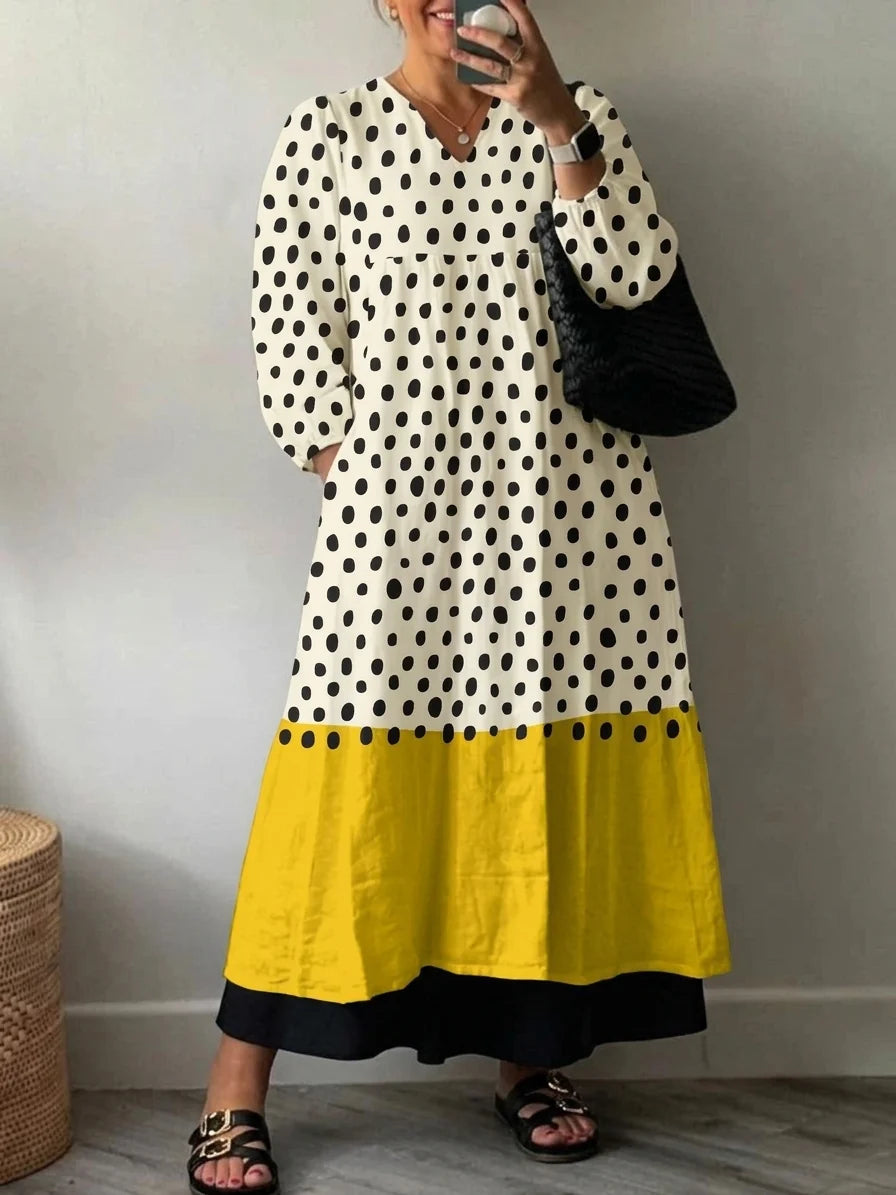 Elegant Printed Dress Anna