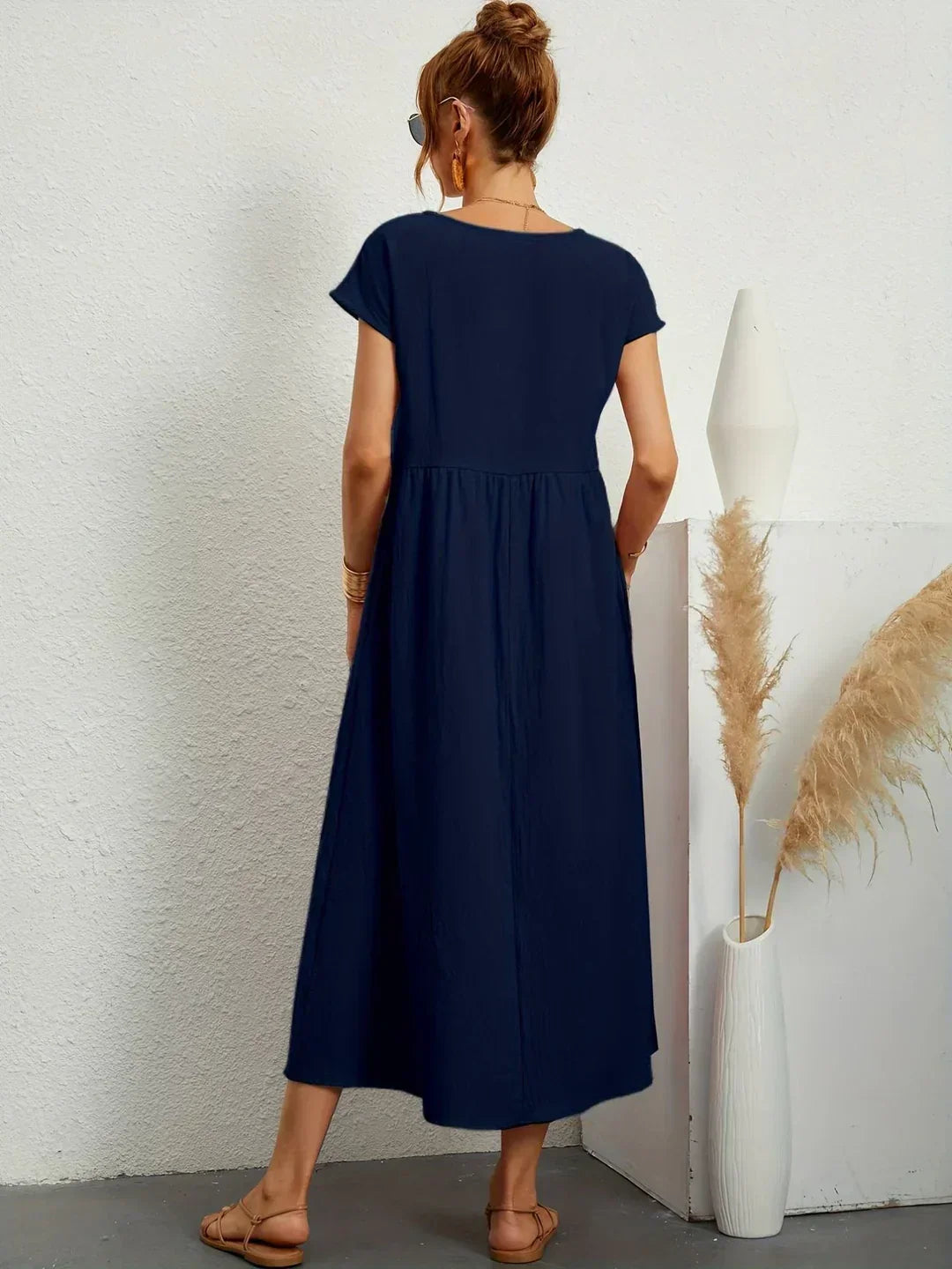 Gabrielle | Flowing Midi Dress For Women