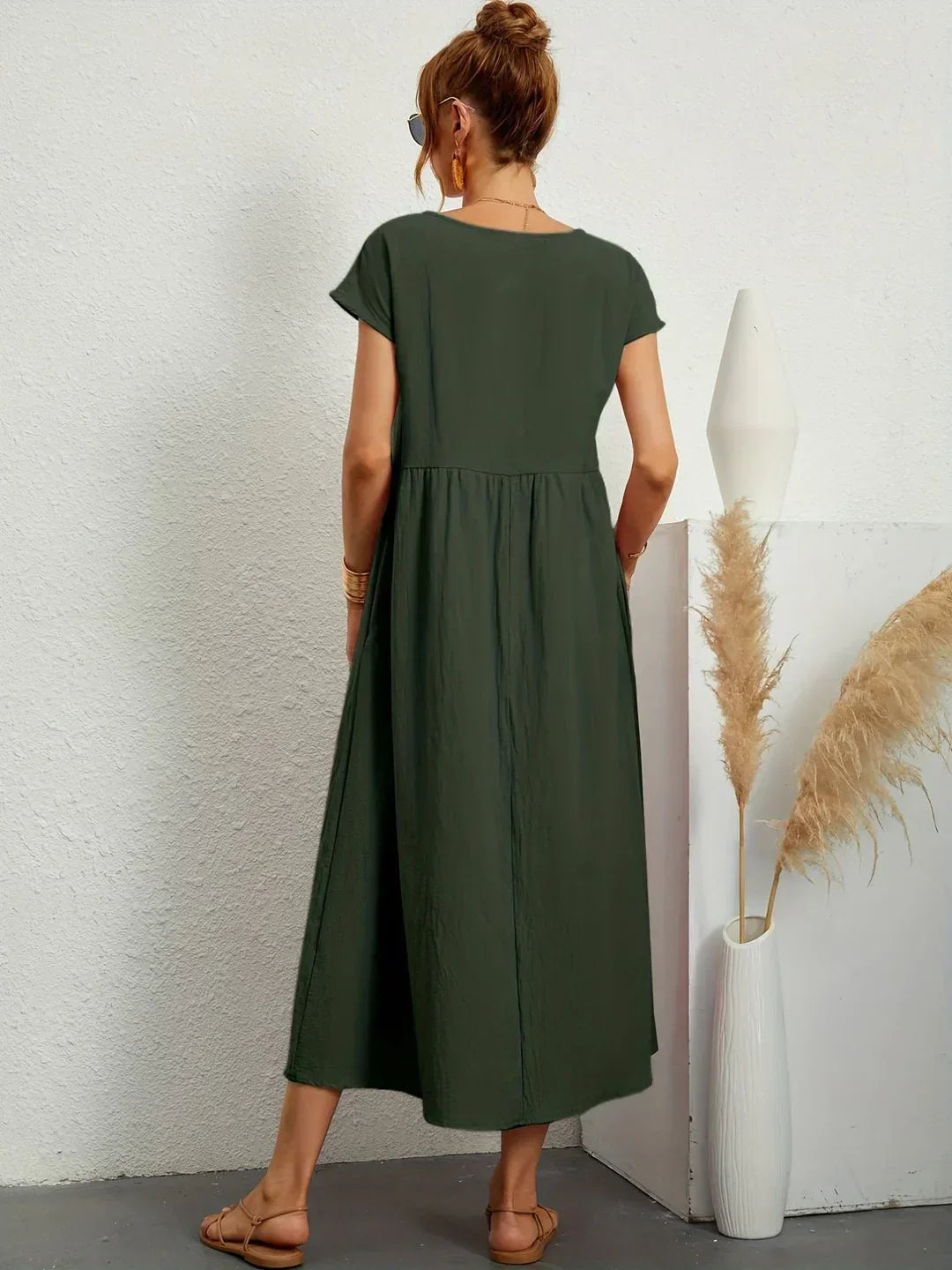 Gabrielle | Flowing Midi Dress For Women