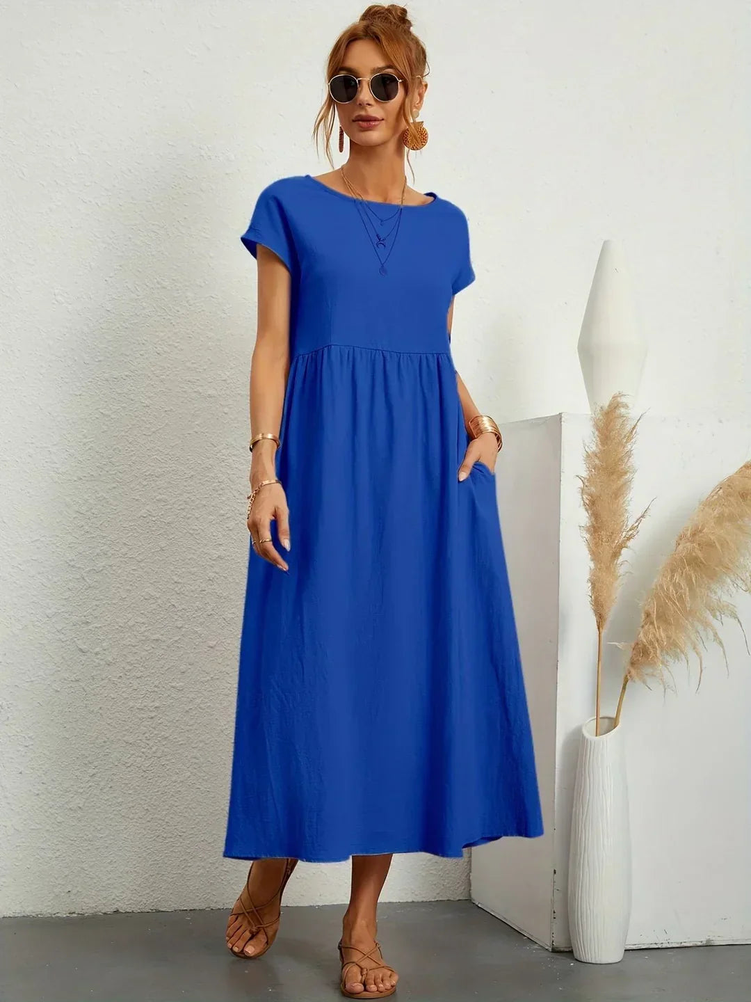 Gabrielle | Flowing Midi Dress For Women