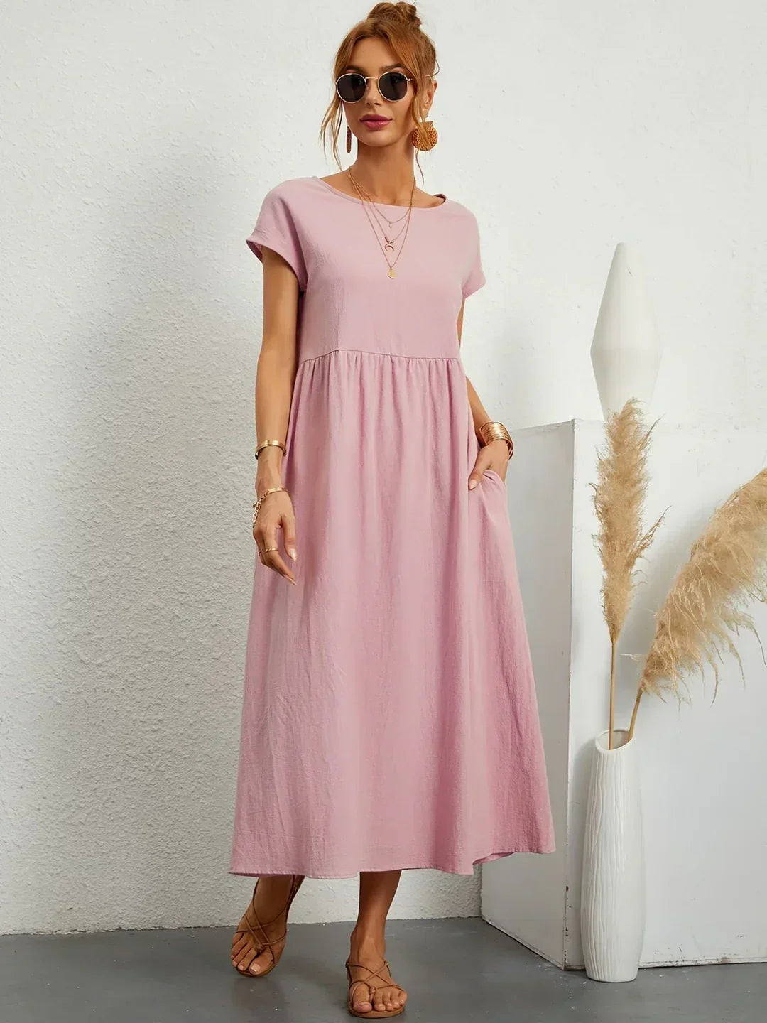 Gabrielle | Flowing Midi Dress For Women