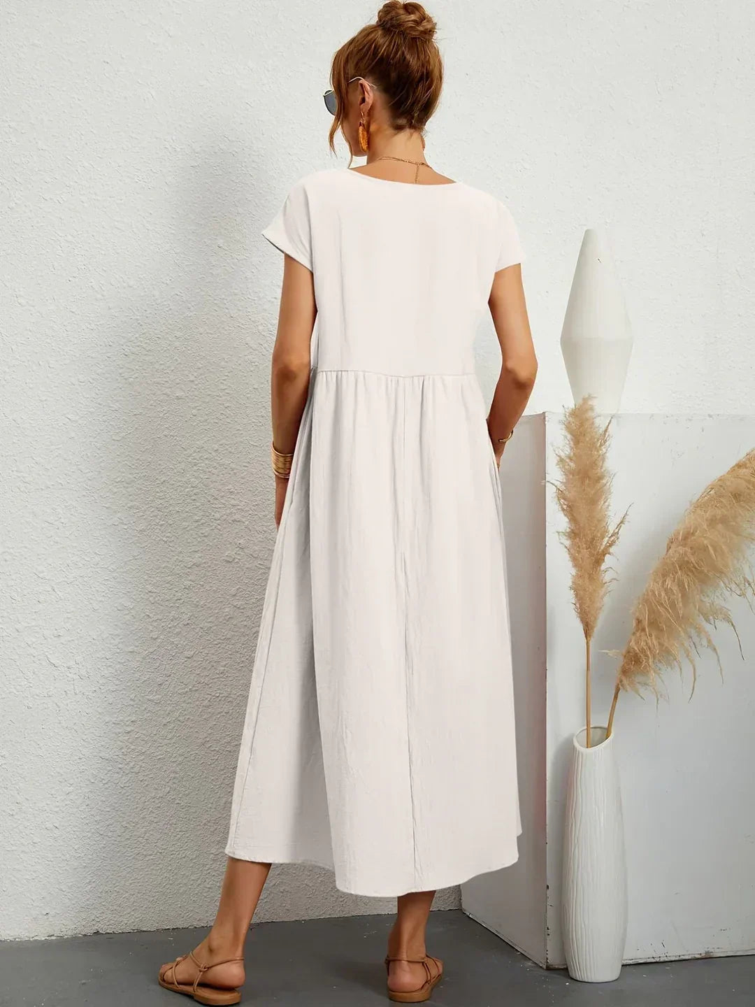 Gabrielle | Flowing Midi Dress For Women