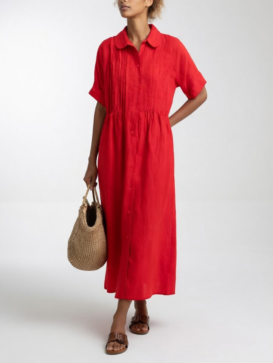 Lysandra | Flowing Shirt Dress For Women