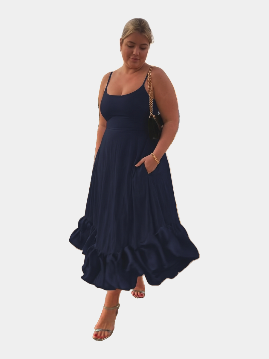 Elegant Flowing Dress plus size hero