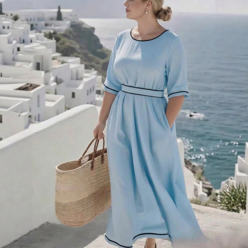 Camila Commuter Maxi Dress: Elegant Everyday Sophistication