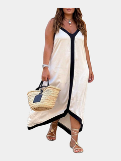 Nancy colorblock midi dress - hero