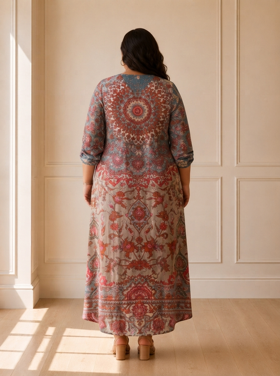 Esra Everyday Comfort Dress - back
