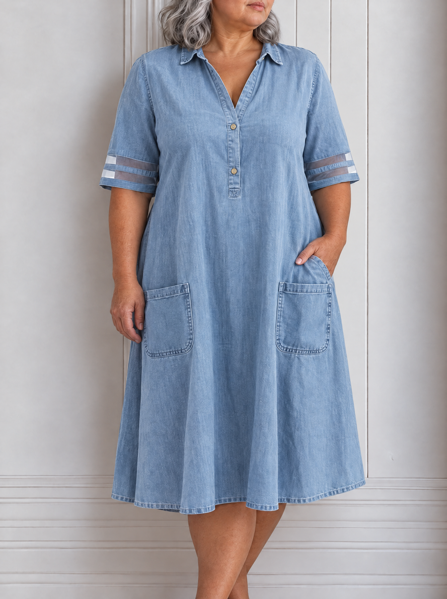 Brittany - Figure Flattering Shirt Dress