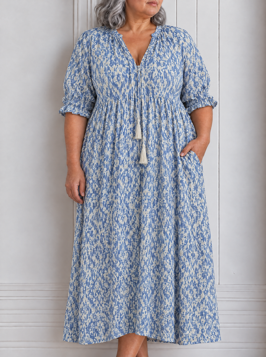 Michaela - Boho Tummy Coverage Dress