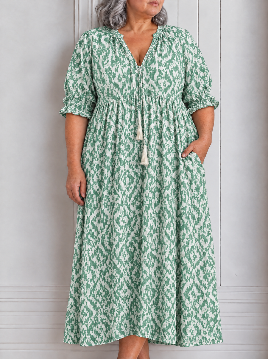 Michaela - Boho Tummy Coverage Dress - kleur 2