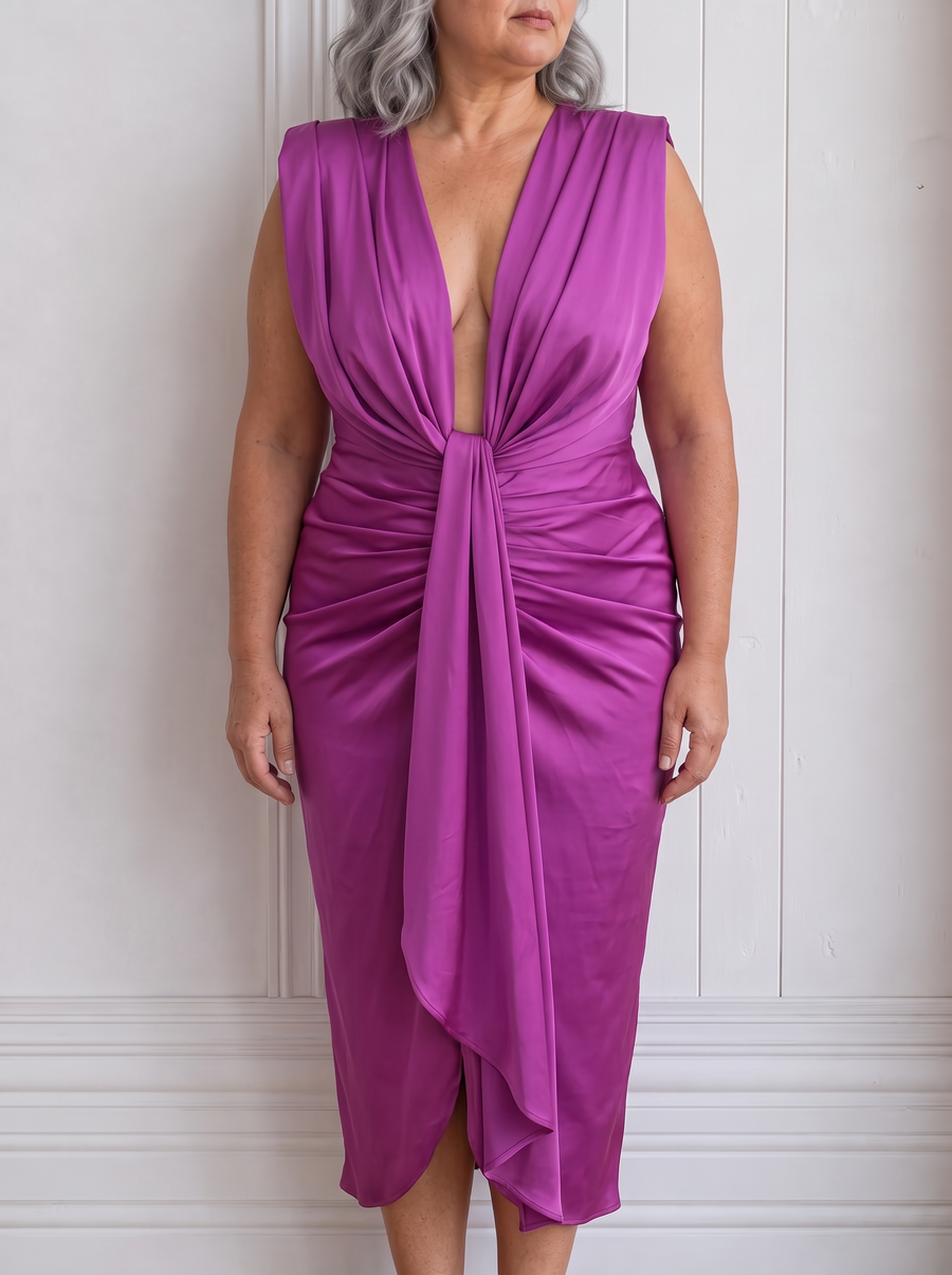 Lily - Elegant Pleated Dress