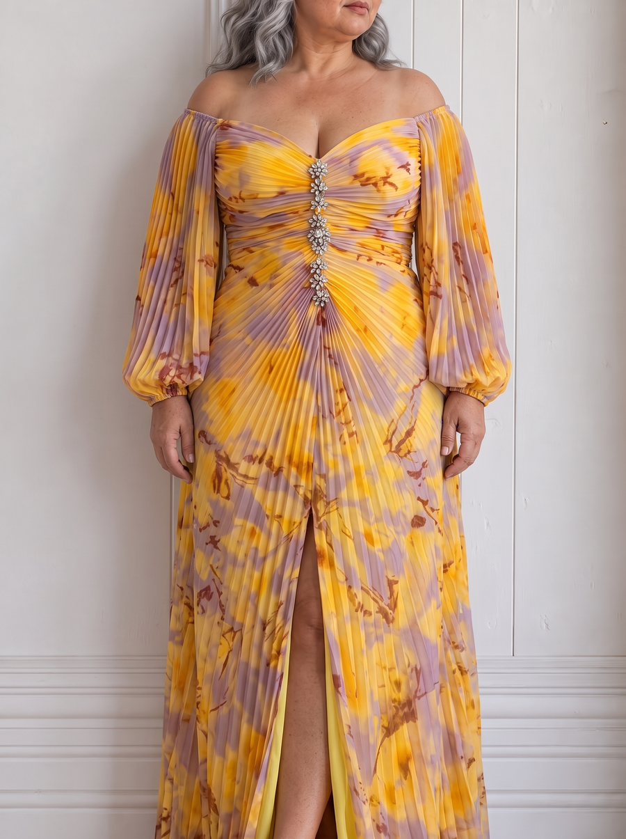 Kristine - Elegant Dress with V-Neck