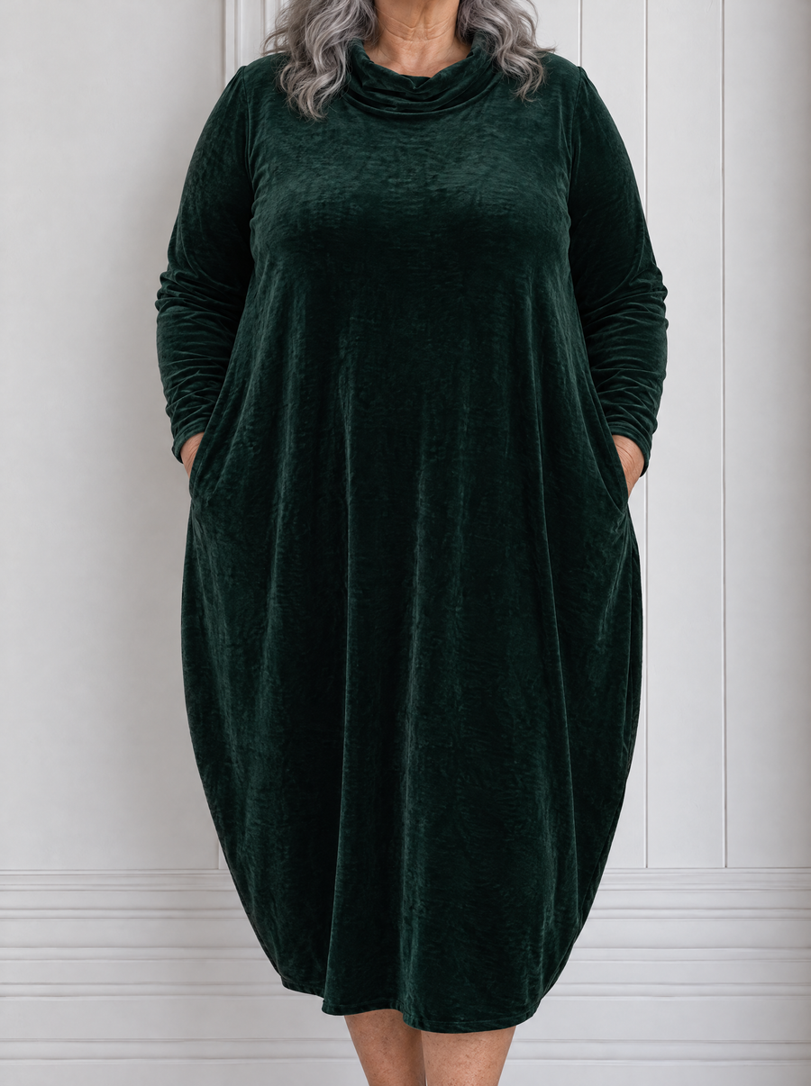 Eliza | Relaxed Velvet Dress