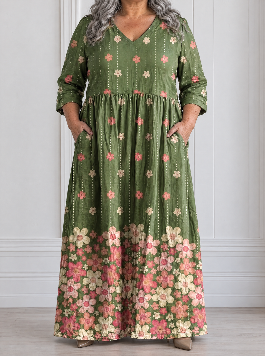 Verdalisa | Meadow Blossom Maxi Dress