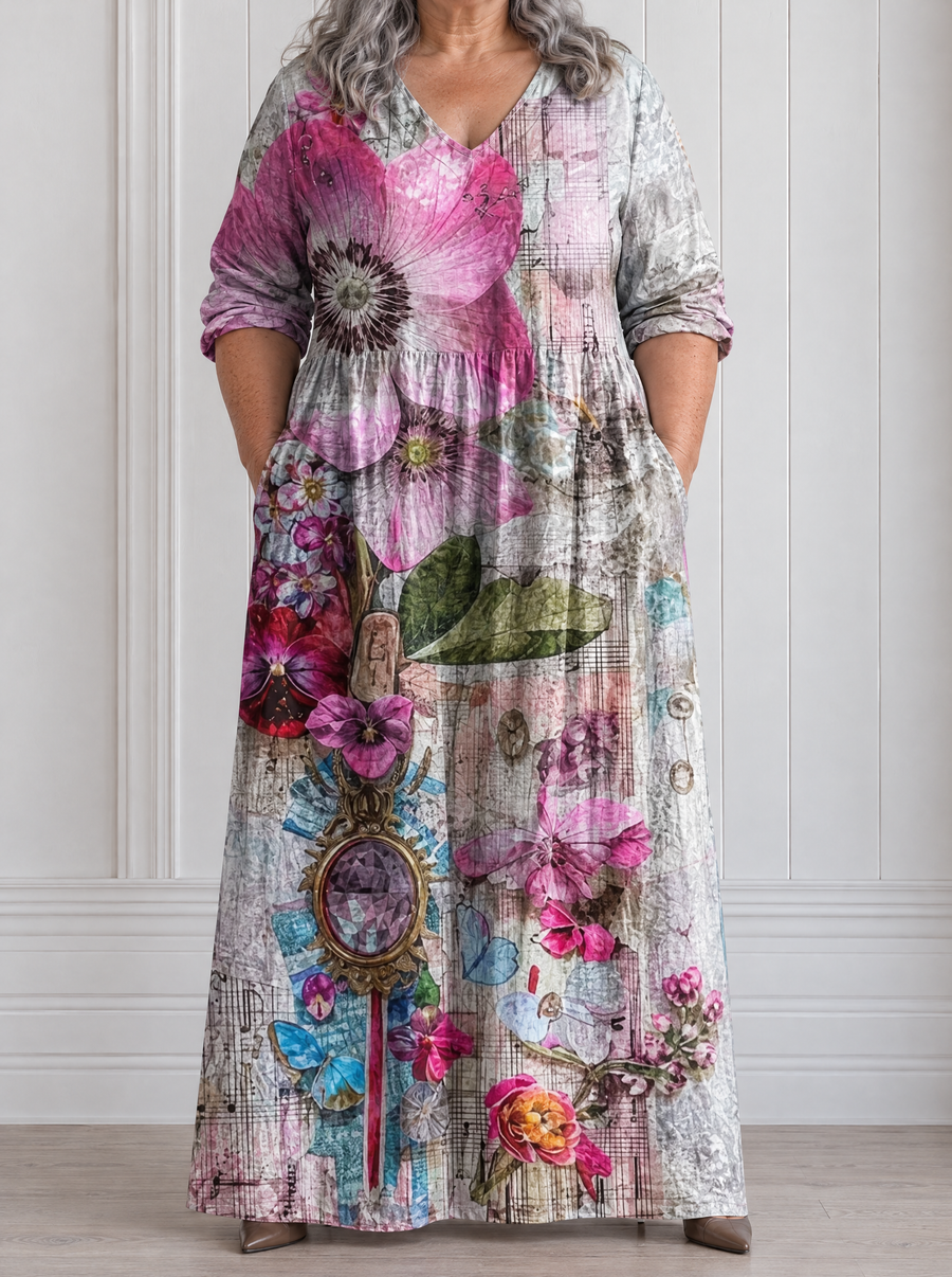 Violetta | Enchanted Bloom Maxi Dress