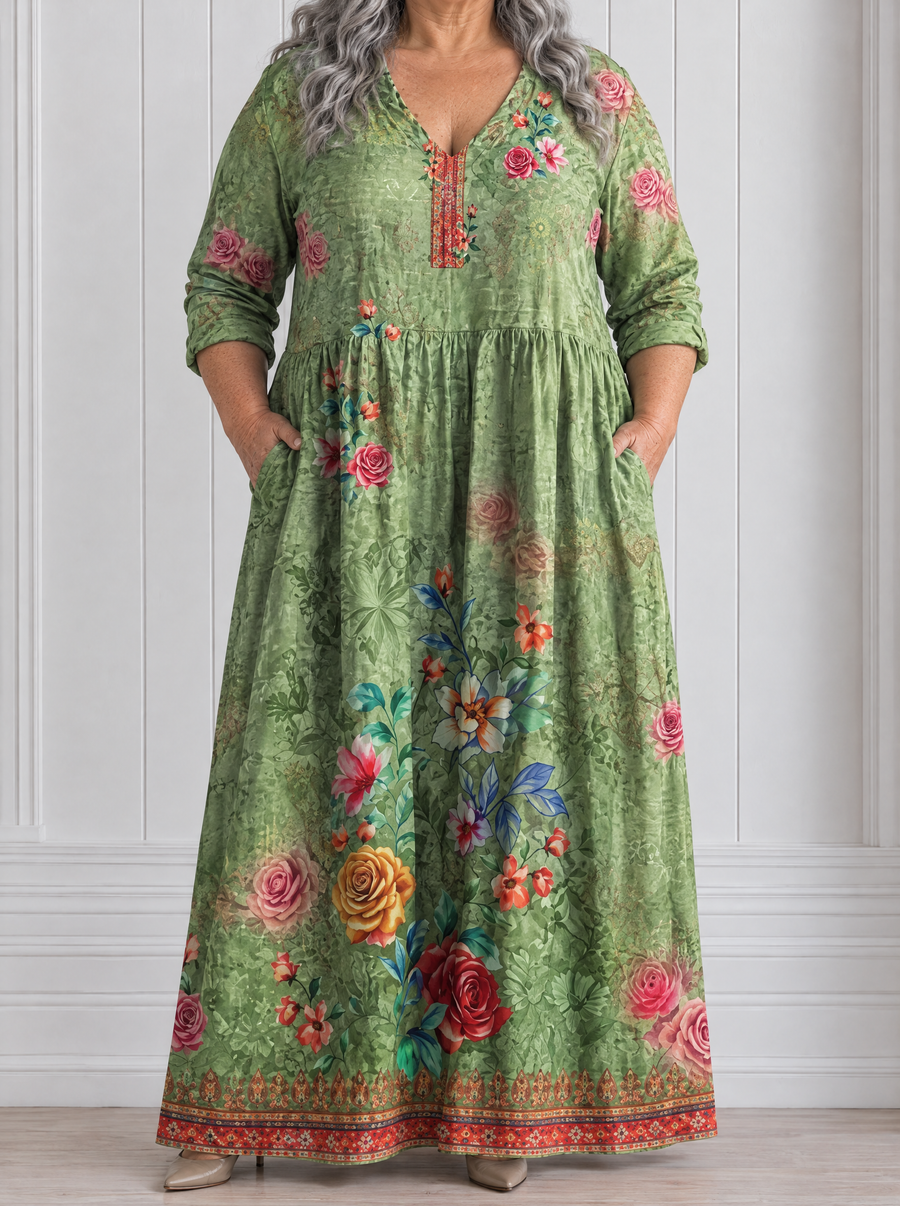 Emily | Garden Grace Maxi Dress