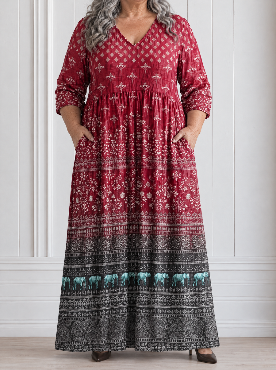 Saharaelle | Nomad Charm Maxi Dress