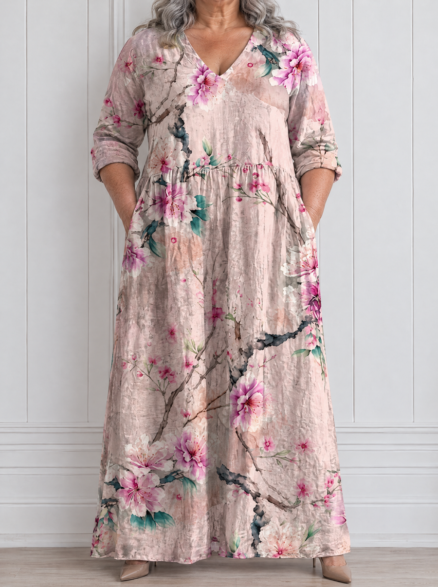 Sakurielle | Blossom Breeze Maxi Dress