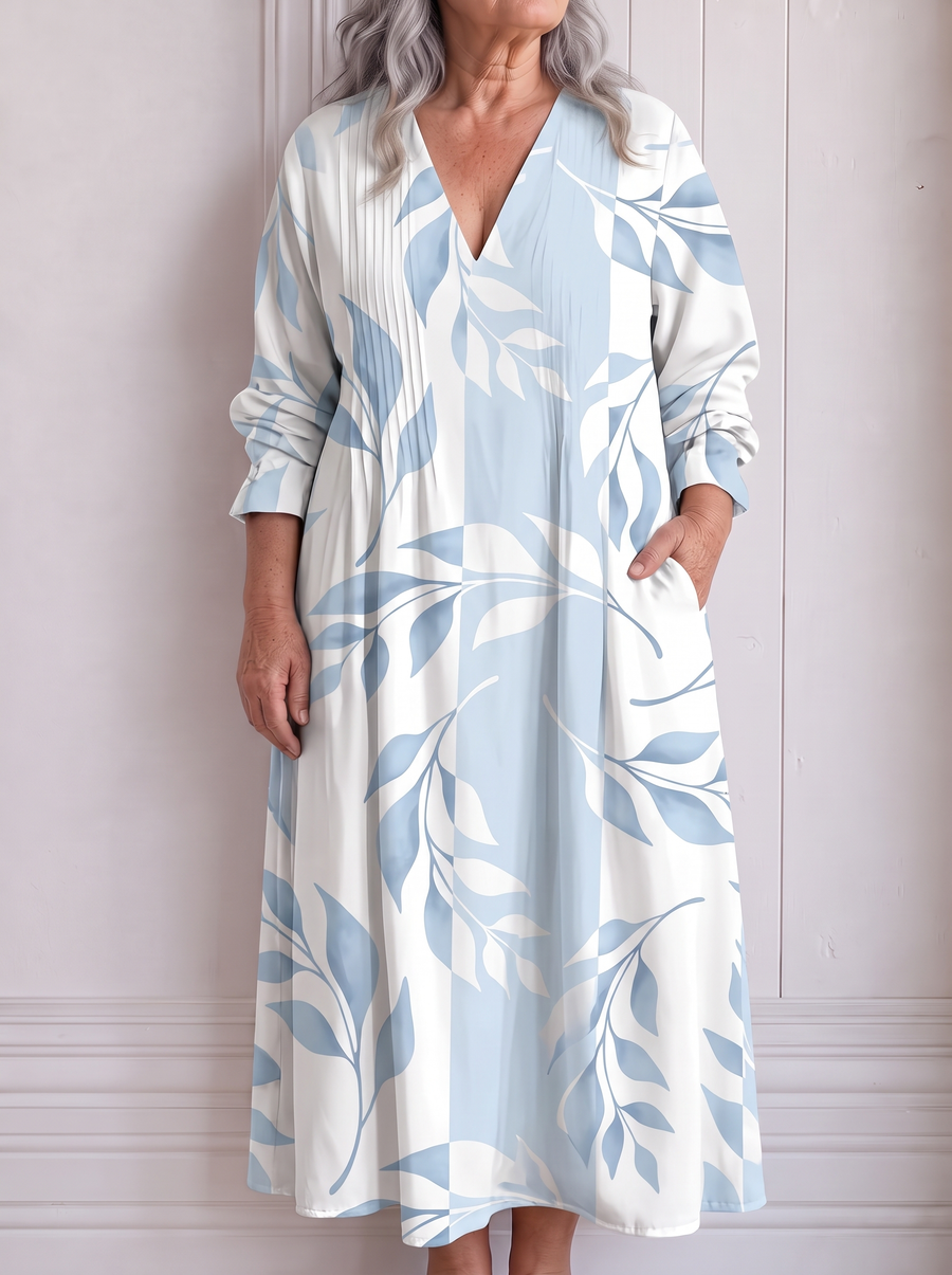Zariah | Elegant Bohemian Dress - Blue