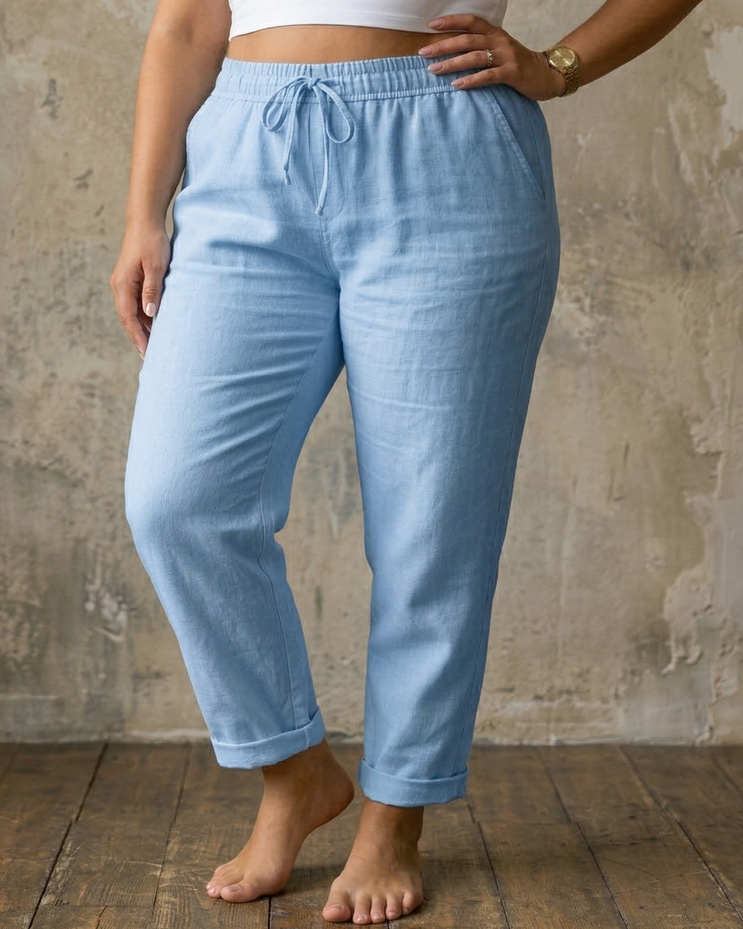 Maylora | Drawstring Relaxed Trousers