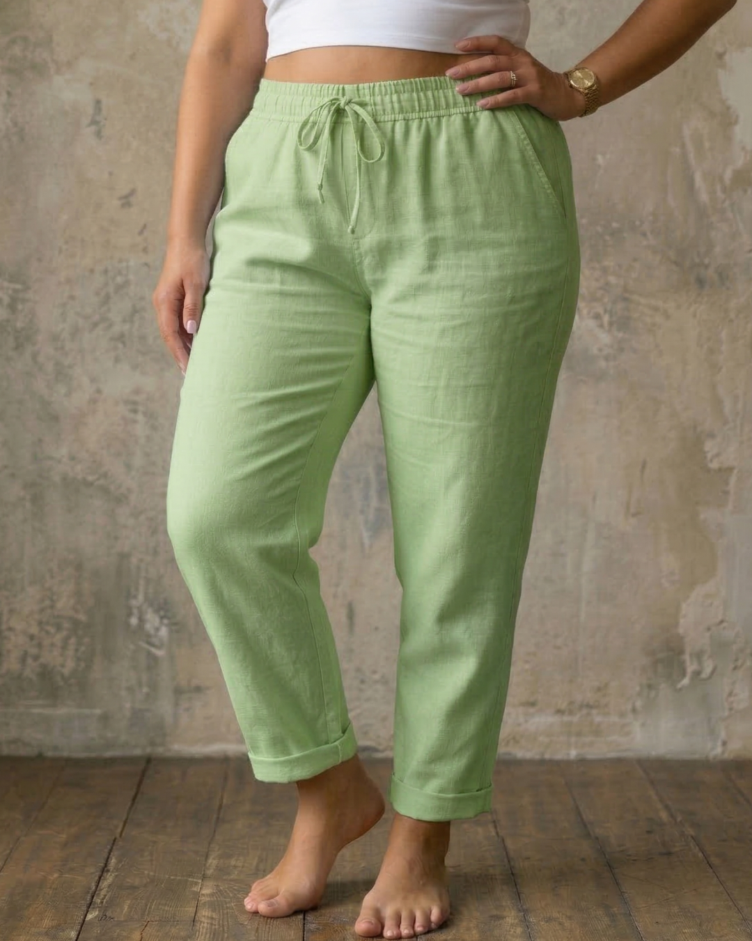 Maylora | Drawstring Relaxed Trousers