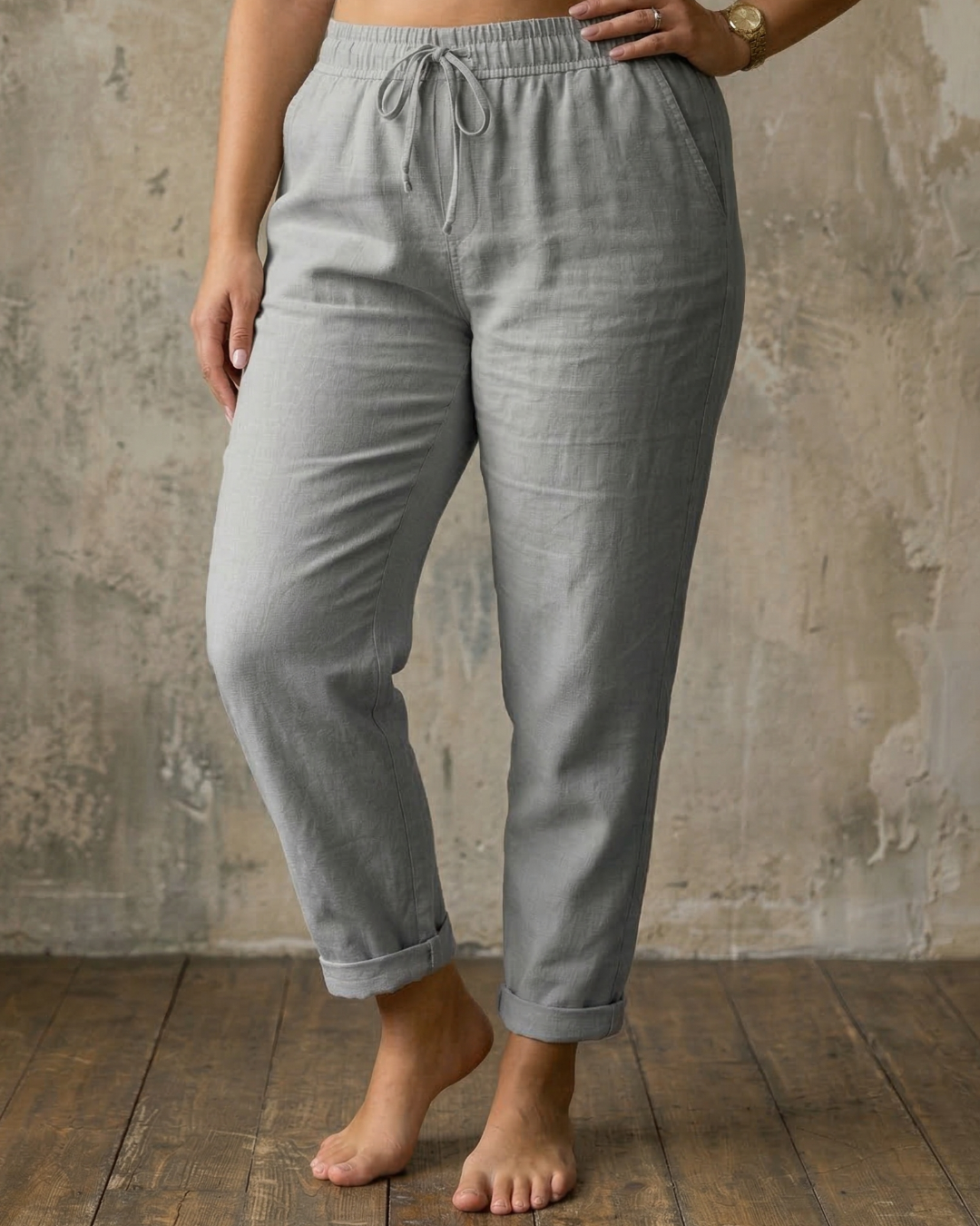 Maylora | Drawstring Relaxed Trousers