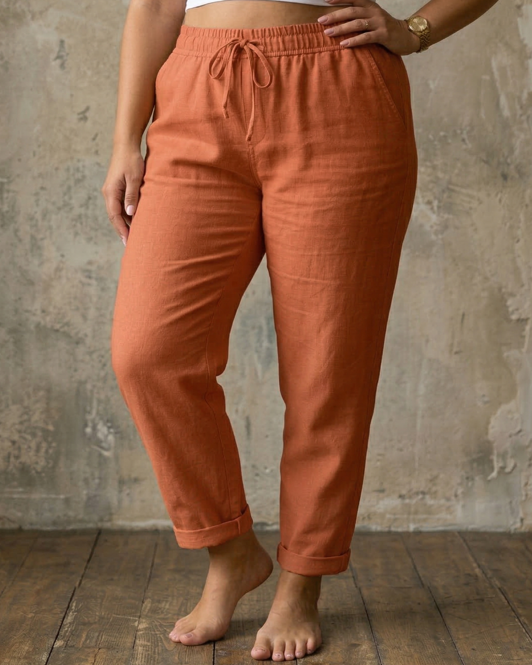 Maylora | Drawstring Relaxed Trousers