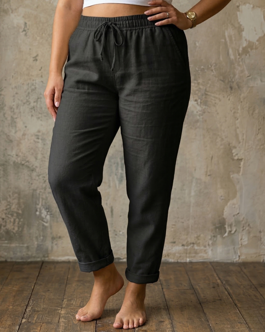 Maylora | Drawstring Relaxed Trousers