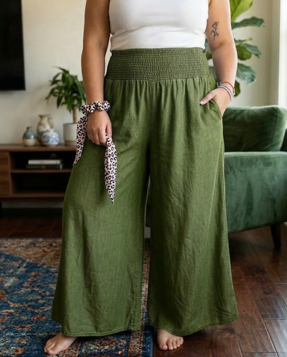 Reina - Comfy Wide-Leg Trousers