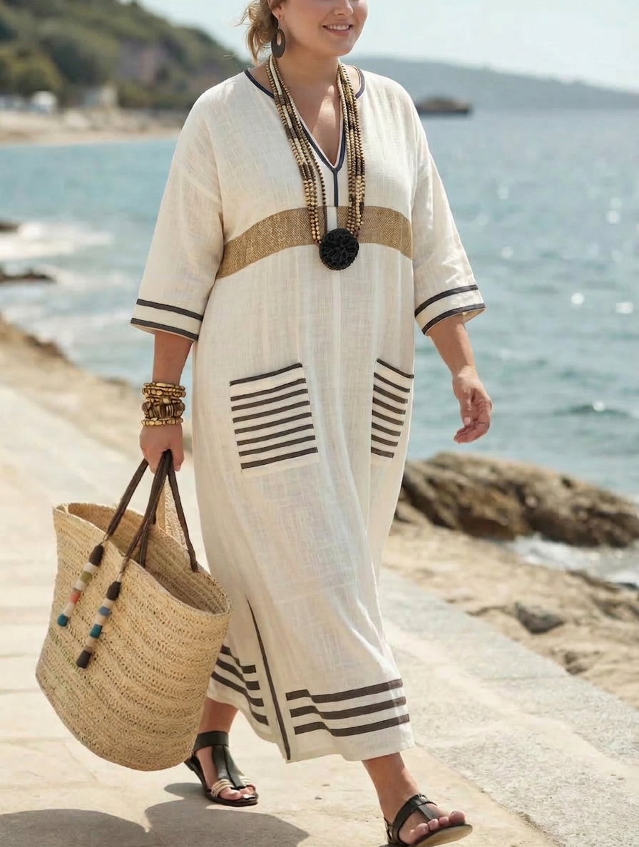Vera Coastal Flow Dress