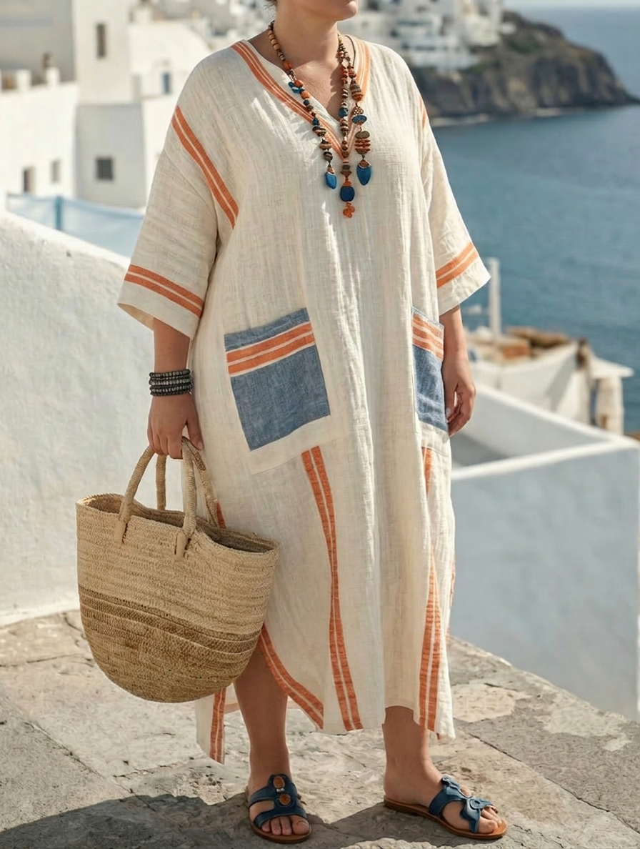 Vera Coastal Flow Dress
