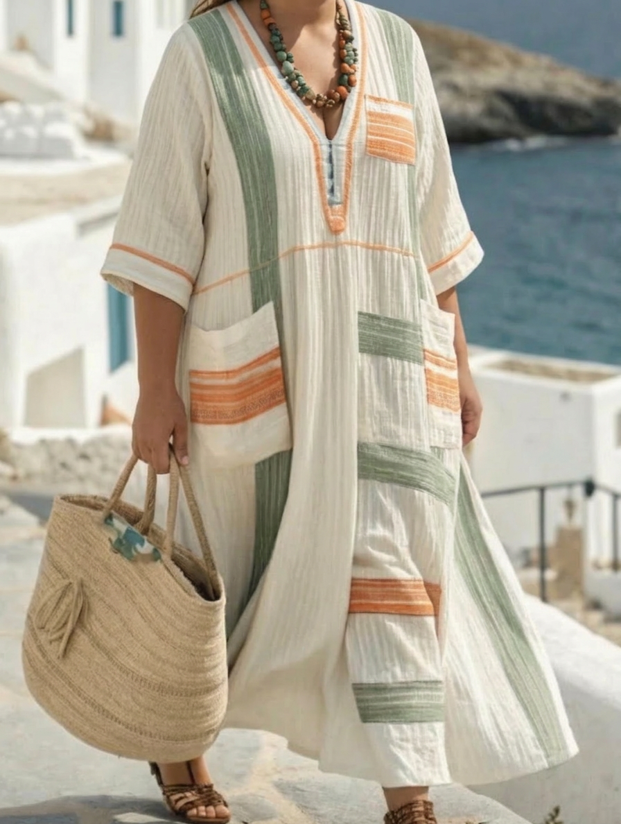 Vera Coastal Flow Dress