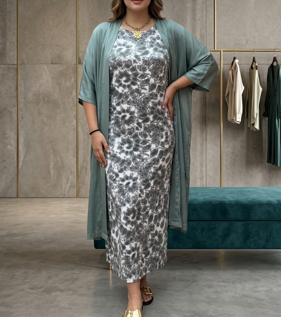 Melanie | Elegant Dress with Cardigan