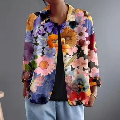 Marguerita | Pressed Flower Blouse For Women